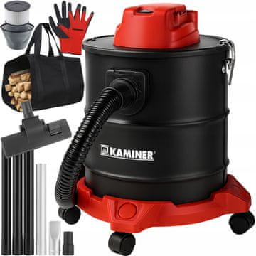 Kaminer HEPA 20L industrijski kaminski sesalnik za pepel 1600W torba za drva