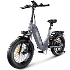 ISCOOTER iScooter EB8 zložljivo električno kolo 20", fat tire 4.0, 48 V 15 Ah, 250 W, do 145 km, hidravlične zavore