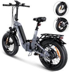 ISCOOTER iScooter EB8 zložljivo električno kolo 20", fat tire 4.0, 48 V 15 Ah, 250 W, do 145 km, hidravlične zavore