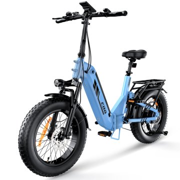 ISCOOTER iScooter EB8 zložljivo električno kolo 20", fat tire 4.0, 48 V 15 Ah, 250 W, do 145 km, hidravlične zavore