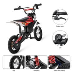ISCOOTER iScooter A12 otroški električni motor 12", 350 W, 36 V 4,5 Ah, do 25 km/h, dvojno vzmetenje