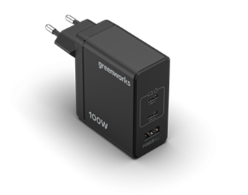 Greenworks Polnilnik USB-C 100W AP100EA