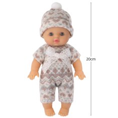 Mega Creative Majhna punčka DOJENČEK z dodatki, dojenček V OBLAČILU s cucljem 20 cm 3+