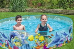 Bestway Otroški bazen s trdno steno Sea 244x46 cm