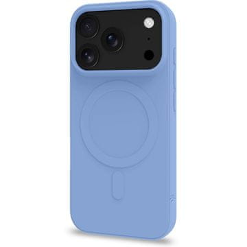Celly Mehki ovitek, združljiv z MagSafe, svetlo moder – iPhone 18/17 Pro