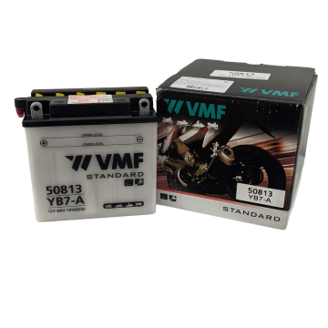VMF CB7-A akumulator za motor YB7-A • 12V 8Ah • DXŠXV: 135x75x133 • CCA 124 A