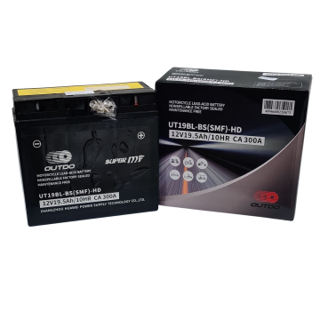 Outdo UT19BL-BS(SMF) akumulator za motor 51913 • 12V 19Ah • DXŠXV: 183x79x171 • CCA 290 A