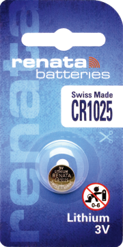 Renata CR1025 litijeva gumb baterija CR1025 • 3 V | Lithium