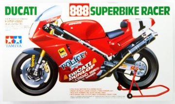 Tamiya maketa-miniatura Ducati Superbike 888 • maketa-miniatura 1:12 motocikli • Level 4
