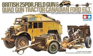 Tamiya maketa-miniatura Britanski 11,34 kilsko terensko orožje - štirikolesni traktor kanadski Ford F.G.T • maketa-miniatura 1:35 tovornjaki • Level 3