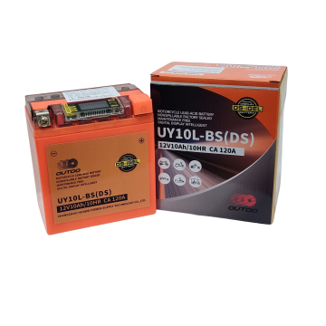 Outdo UYB10L-BS(SMF) akumulator za motor YB10L-BS • 12V 11Ah • DXŠXV: 133x89x145 • CCA 160 A