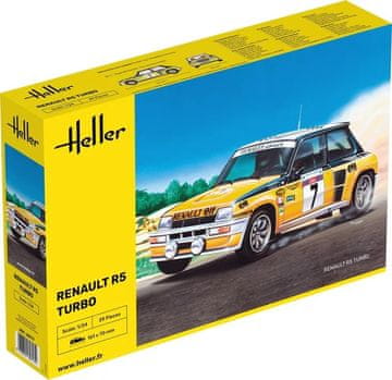 Heller maketa-miniatura Renault R5 Turbo • maketa-miniatura 1:24 starodobni avtomobili • Level 3