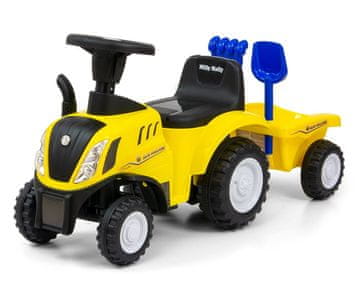 slomart Milly Mally New Holland T7 traktor na akumulator, žut