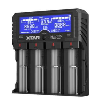 slomart XTAR VP4L PLUS polnilnik za Li-ion, Ni-MH, Ni-CD baterije