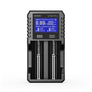 slomart XTAR VX2PROKT polnilnik za Li-ion, Li-FePO4, Ni-MH baterije