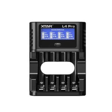 slomart XTAR L4PRO polnilnik za Li-ion, Ni-MH baterije