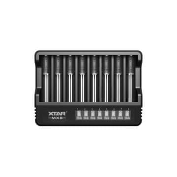 slomart XTAR MX8 polnilnik za Li-ion, Ni-MH baterije