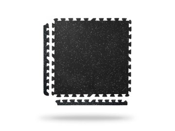GymBeam Sestavljiva podloga Puzzle Pro Black, 4 deli