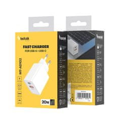 Technik hitri polnilnik USB A + USB C 20W