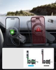 Joyroom Magnetni avtomobilski nosilec za iPhone z MagSafe za prezračevalno rešetko, črn
