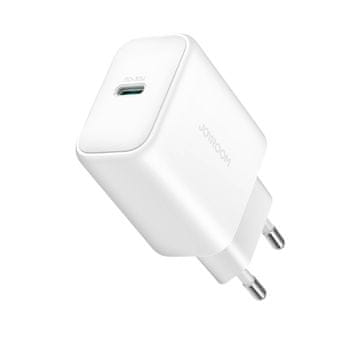 Joyroom Stenski polnilnik USB-C PD 30W QC SFC - bel