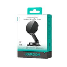 Joyroom Magnetni avtomobilski držalo za telefon z indukcijskim polnilnikom 15 W – črno