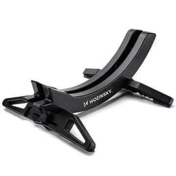 WOZINSKY Stabilen servisni stojalo za kolesa s premerom kolesa 3–8 cm – črno