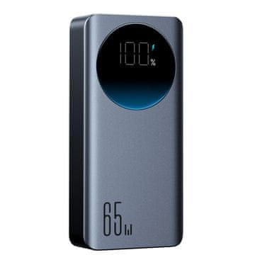 Joyroom Powerbank 30000 mAh USB-A USB-C z zaslonom 65 W – črn