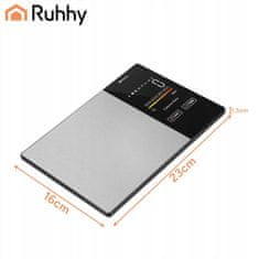 Ruhhy Pametna digitalna kuhinjska tehtnica 5000-1g LCD bluetooth