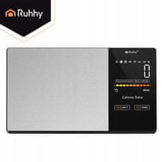 Ruhhy Pametna digitalna kuhinjska tehtnica 5000-1g LCD bluetooth