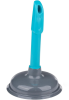 Alpina Plunger odmaševalec odtokov, ergonomski ročaj, modro-siv