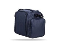 GymBeam Torba za hrano FIT Prep Navy Blue s 3 posodami