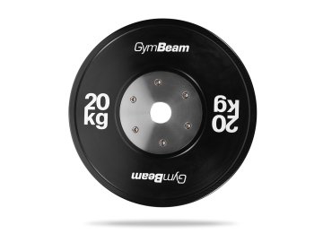 GymBeam Rubber Competition Bumper Plate – gumijasti disk za olimpijsko palico
