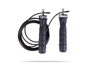 GymBeam Obtežena kolebnica Onyx z odstranljivimi 160 g utežmi