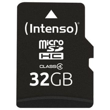 Intenso Intenso 3403480 kartica MicroSDHC 32 GB razred 4 z adapterjem SD
