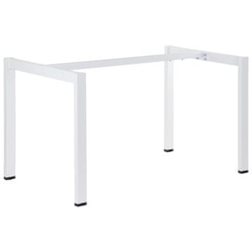 STEMA Kovinski okvir za mizo NY-132A. Dolžina nastavljiva. Dimenzije 99-159x59,6x72,5 cm. Barva bela