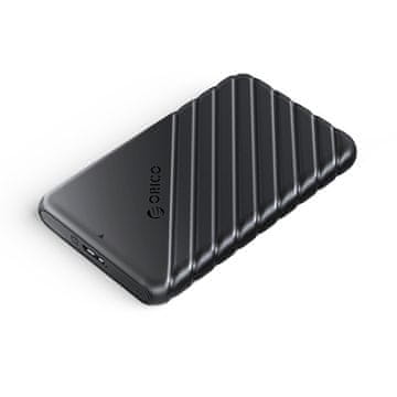 Orico Ohišje za trdi disk 25PW1-U3 2,5'' HDD/SSD z USB Micro-B 5 Gb/s – črno