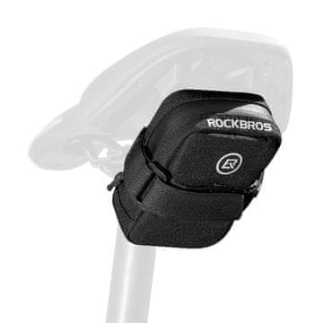 ROCKBROS Mini torba za pod sedež na kolesu z držalom za CO₂-patronke – črno-zelena