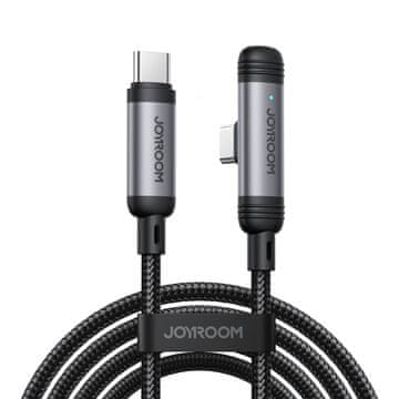 Joyroom USB-C 60W 1,2m kotni kabel - črn