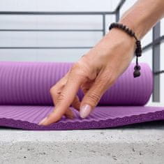 WOZINSKY Gimnastična podloga za vadbo fitnesa in joge, debela 183 x 61 x 1,5 cm – vijolična