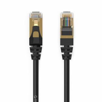 Orico Okrogel internetni LAN-kabel CAT7 10 Gbps RJ45, 2 m – črn