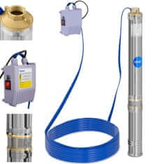 Hillvert Potopna črpalka za globoko vrtino, 4800 l/h, do 91 m
