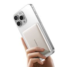 BASEUS 5000mAh ultra tanka 20W MagSafe magnetna prenosna banka s 60W USB-C kablom - titanova