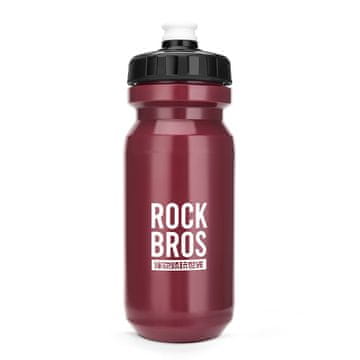 ROCKBROS Kolesarska steklenica za vodo in pijače, 600 ml – rdeča