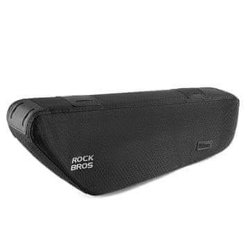 ROCKBROS Kolesarska torba, ki se pritrdi pod okvir, 2,9 l – črna