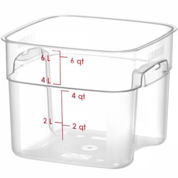 Cambro Posoda za hrano CamSquares Fresh Pro 5,7 l, 229 x 229 x 180 mm
