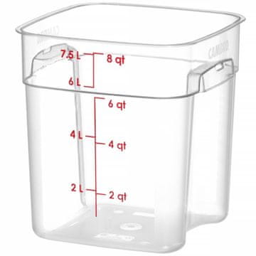 Cambro Posoda za hrano CamSquares Fresh Pro 7,6 l 229 x 229 x 243 mm