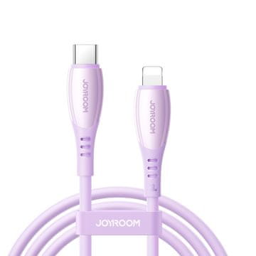 Joyroom USB-C kabel – iPhone Lightning Vibrant Series 30 W, 1,2 m – vijoličen