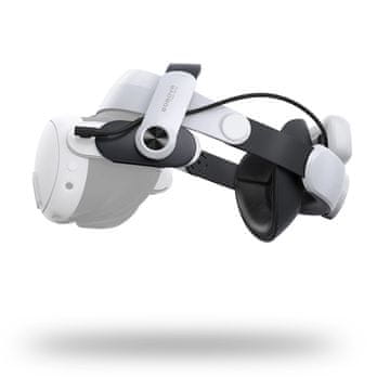 BoboVR Pas za razbremenitev M3 Pro za VR-očala Meta Quest 3 z baterijo B2 – belo-črn