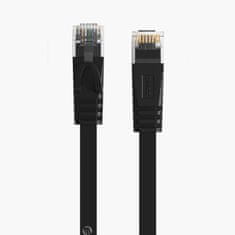 Orico Ploščat internetni kabel Ethernet CAT7 10 Gbps RJ45 LAN, 8 m – črn